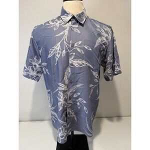 Billabong Men's Hawaiian Floral Shirt Short Sleeve Aloha Fit Size Medium